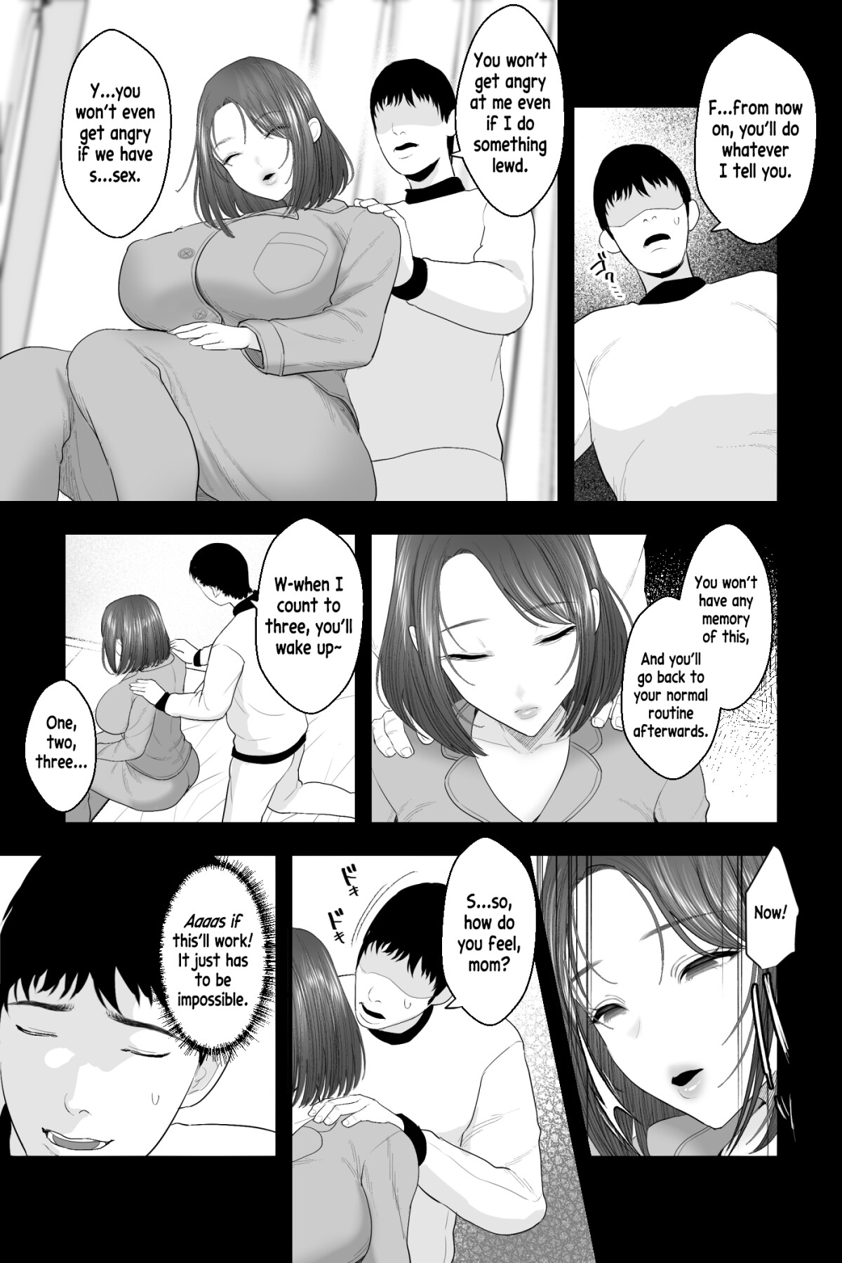 Hentai Manga Comic-My Airheaded Mom Was Too Adorably Sexy, So I Had Hypnotized Onahole Sex with Her!-Read-8